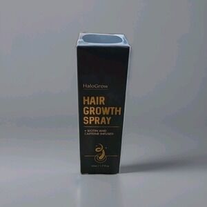 HaloGrow Hair Growth Spray 50ml Biotin & Caffeine Infused Scalp Treatment 10/27